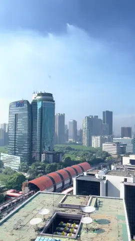 Jakarta pagi ini ✨ #jakarta #fyp #fyp #lrt #jakartakeras #jakartaselatan 