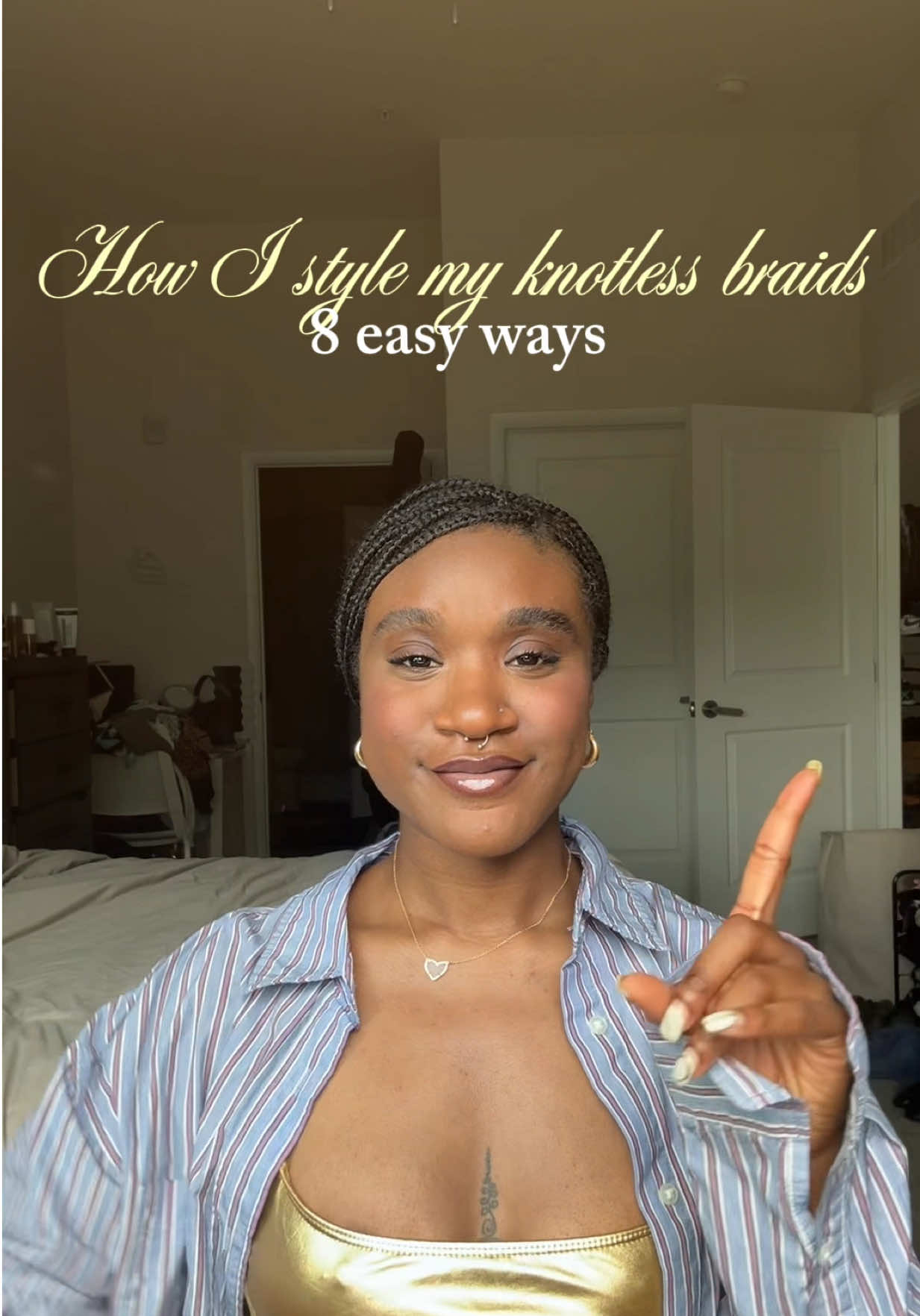 Most people get braids and wear the same 2-3 styles, so I thought i’d give you guys a few cute but easy af styles to try this summer ✨ How do you normally wear your braids?? Down or up? 🤔 #explore #knotlessbraids #braidedhairstyles #braidinspo #naturalhairstyleseasy #protectivehairstyles #bohoknotless #knotlessbraidsdmv #knotlessbraidsbob 