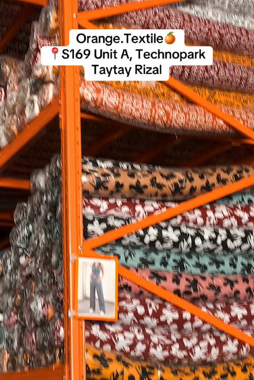 Looking for legit Supplier of Fabrics?? Orange. Textile🍊 will help you to have a Good Quality & Beautiful Fabrics. Come and Visit us now!!                 📍S169 UNIT A, TECHNOPARK TAYTAY RIZAL  Orange. Textile🍊 #orangetextile🍊 #fabrics #visitusnow #fyppppppppppppppppppppppp #fyp #viralvideo #CapCut 