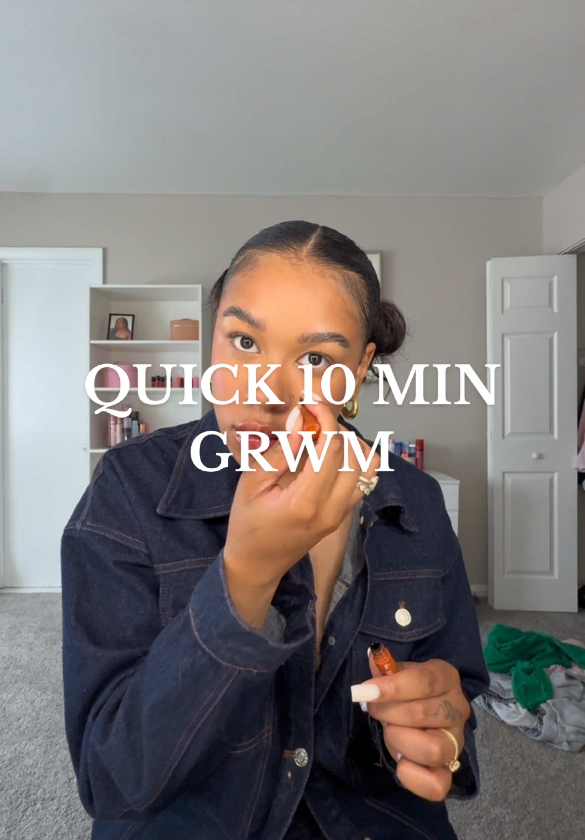 quick lil grwm to go see the mystics playyyyy hehehe. don’t worry my gf was there 🤤🤭❤️ #foryou #wlw #grwm #prank @Kosas @Beauty of Joseon US @Saie 