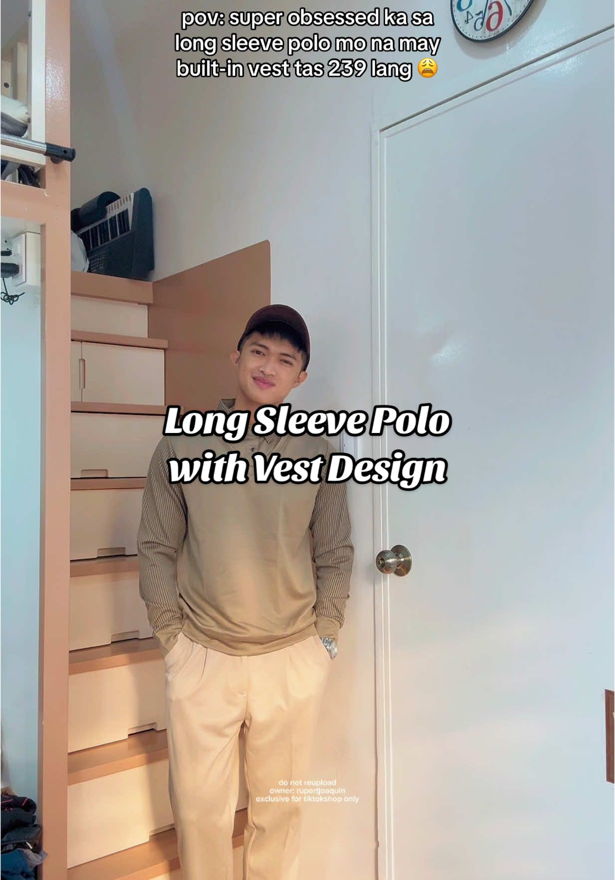 grabe super mura and yet apakaganda talaga!!!  Disclaimer: Prices may vary after the promotion ends. #longsleevepolo #pololongsleeve #koreanlongsleeves #longsleeveformen #longsleeveoutfit #vestformen #koreanvest #poloformen #vintagelongsleeve #longsleeve 