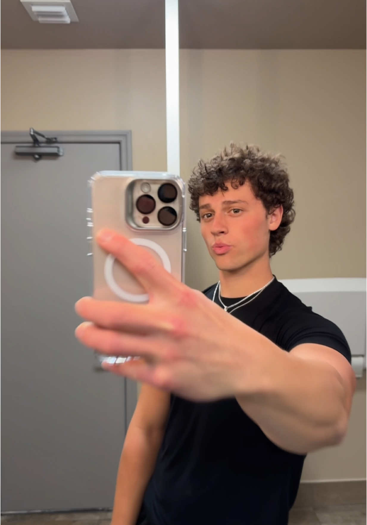 Bathroom lighting mogs >>> #fyp #viral #fypviral #thirsttrap #model #fit #allblackoutfit #mog #looksmax #explore 