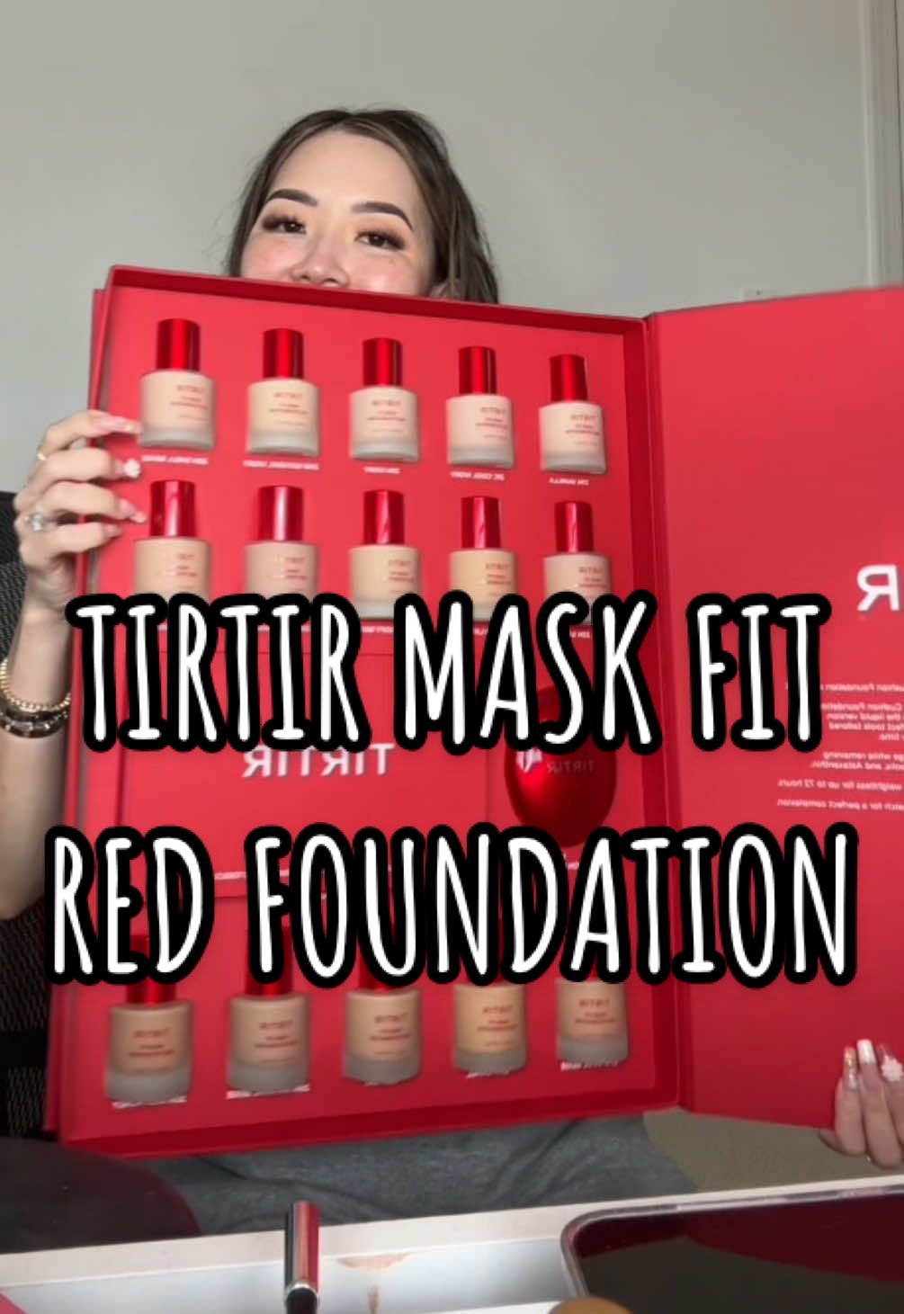 FULL COVERAGE radiant liquid foundation💃 @TIRTIR Inc. #tirtir #tirtirbeauty #tirtirmaskfitredfoundation #foundation #newmakeup #fullcoveragefoundation 