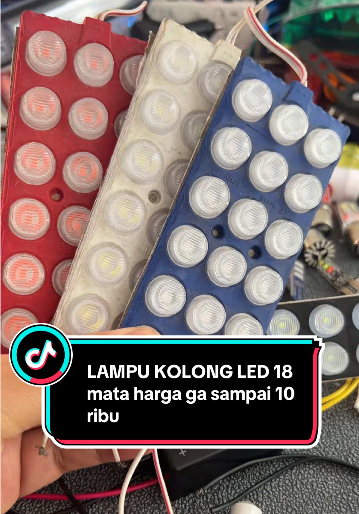 Lampu kolong yang terang 18 mata enggak sampai 10.000 harganya.##lampu##lampuled##jumathemat##satukontentiaphari##viralvideos##lampusen