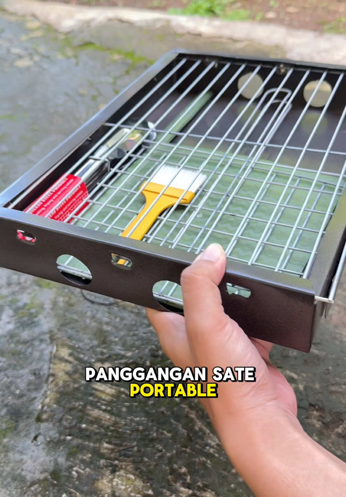 Alat panggangan sate portable lengkap #alatpanggang #bakarbakar #panggangan #iduladha #tahunbaru 