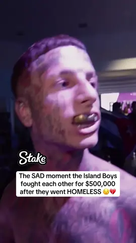 The SAD moment the Island Boys fought each other for $500,000 after they went HOMELESS 😯💔 #adinross #islandboys #boxing 