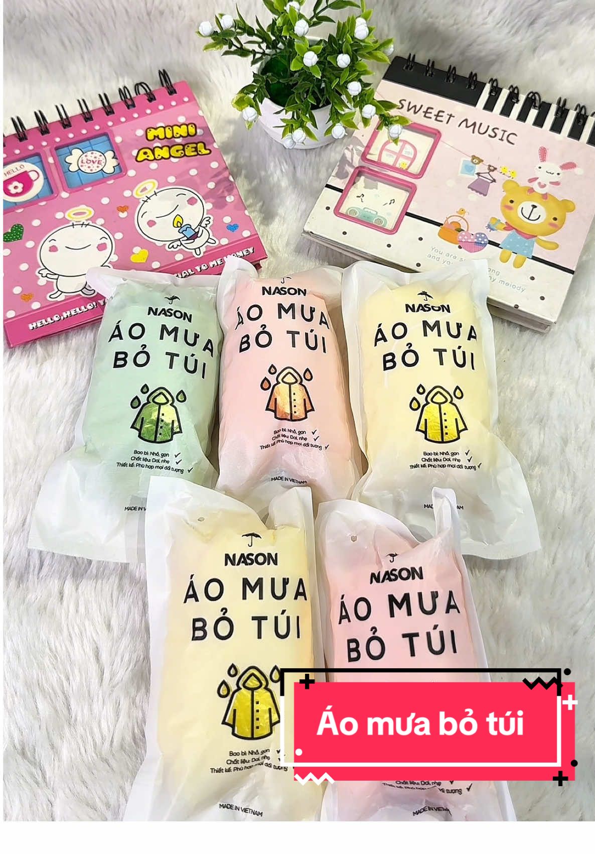Áo mưa bỏ túi nhỏ gọn cứ để sẵn trong cặp hay túi xách, baoh cần chỉ việc lấy ra xài #aomuabotui #aomuagapgon #aomuagiay #áomưa #nasonumbrella 