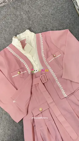 gemaycc✨ #oneset #setelanwanita #pink #outfit #outfitideas #fyp 