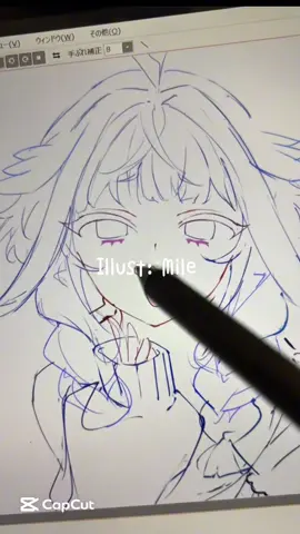 水宮枢ちゃんを描いてみた #水宮枢 #イラストメイキング #イラスト動画 #イラスト #hololive #drawing #illustration 
