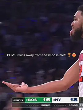The Knicks advance to the ECF 🔥 Go New York!! Go New York!! Go!! #jalenbrunson #kat #nbaplayoffs #playoff  #newyorkcity #knicks #NBA #nbaedits #basketballtiktok #fyp #viral #trending 