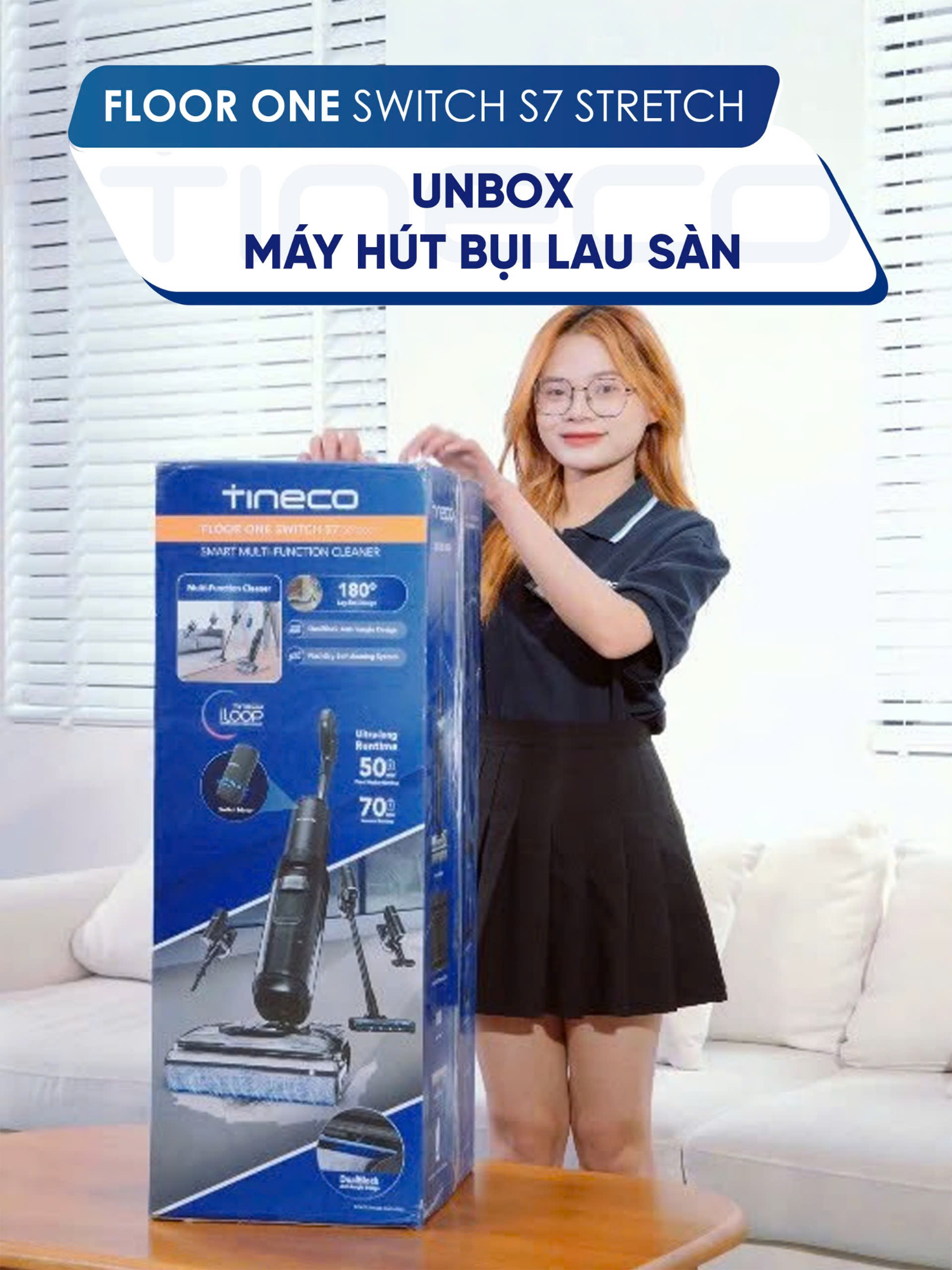 Cùng mình unbox máy hút bụi lau sàn Tineco Floor One Switch S7 Stretch nhé! #tineco #tinecovietnam #hoplongecommerce #gigavn #máy_hút_bụi_tineco #máy_hút_bụi_lau_sàn_Tineco #TinecoFloorOneSwitchS7Stretch #SwitchS7Stretch