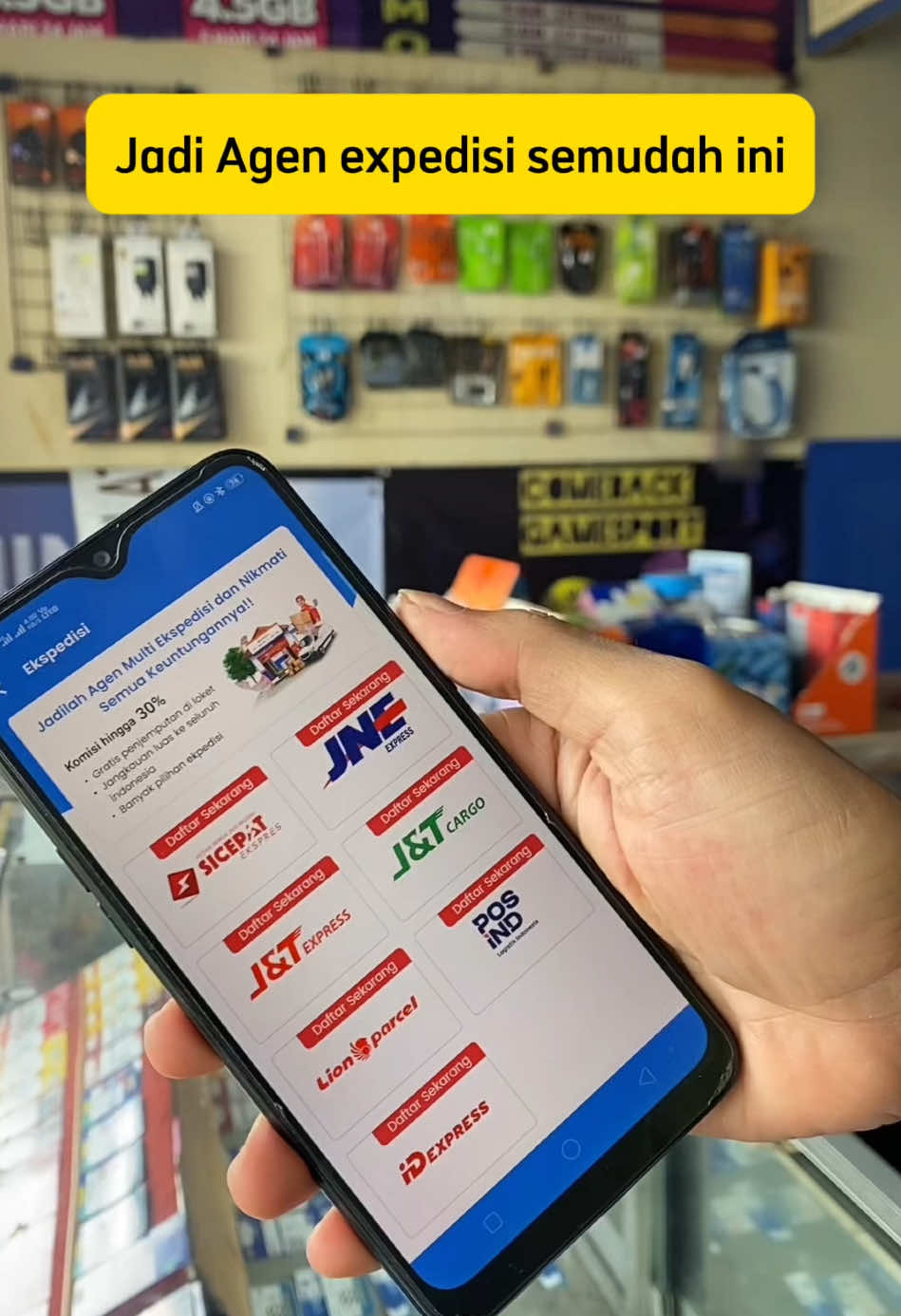 Membalas @emoy bisa jadi agen multi expedisi kak, jadi bisa daftar lebih dari satu#konterpulsa #agenpembayaran #agenexpedisi #tokokelontong #tokosembako #minimarket #fastpay #loketfastpay #loketserbabisa #andalanagenindonesia 