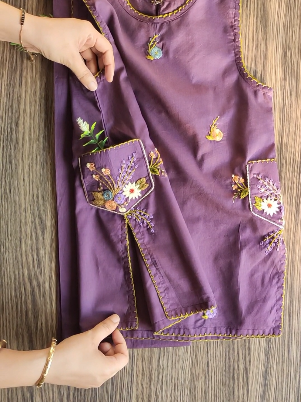 hand embroidered ready to wear festive dress with side pockets for Eid 🪡🌷💜🧵 place your order for 1-10 #littlefashion #girlsfashion #handembroidery #girlsfashion #stitch #Summer #babygirrl💜 #trending #eidcollection #lahorepakistan #islamabad #viral 