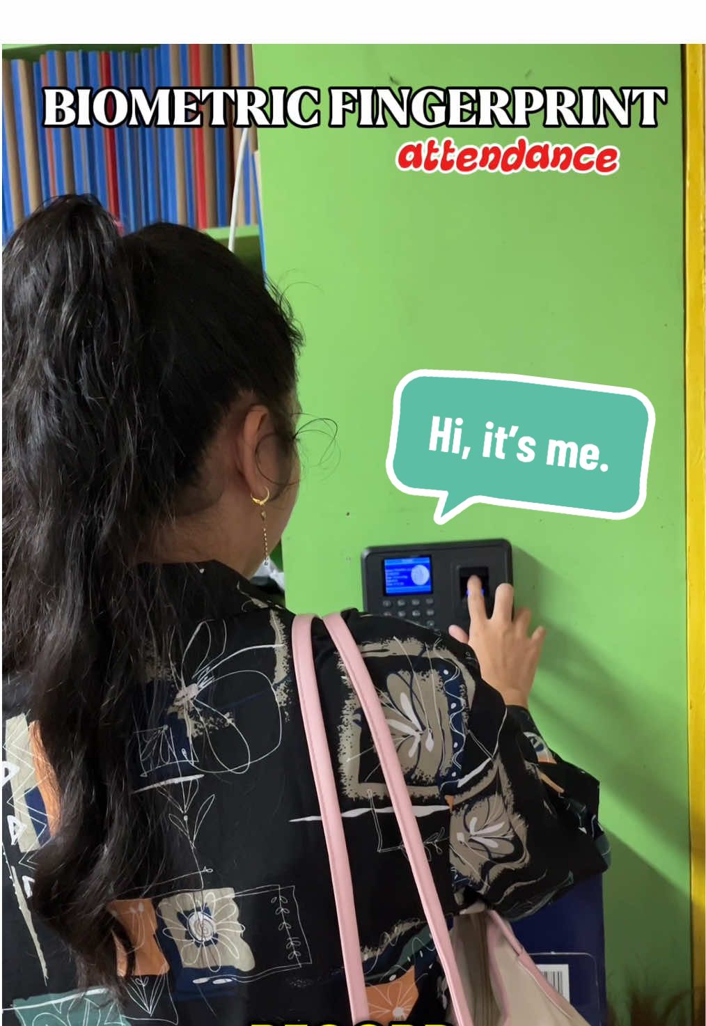 Walang lusot, fingerprint ang sagot! 😎 #fingerprintattendance #biometricattendance #biometricfingerprintattendance 