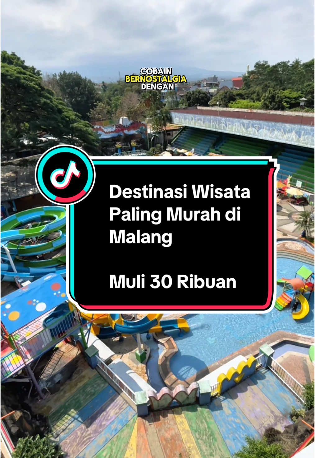 Destinasi wisata paling murah di Malang, tiket mulai 30 ribuan aja kalau belinya di tiktok Caranya gampang klik tag lokasinya — Taman Rekreasi Sengkaling ini emang legend banget. Punya kenangan apa kalian disini? #destinasiwisata #malang #jelajahhepi #foryou #tamanrekreasisengkaling #jawatimur #ttpetualangnewbie #fyp #wisatamalang 