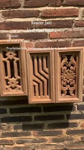 loster kayu jati untuk ventilasi  udara #loster #roster #ventilasiudara 
