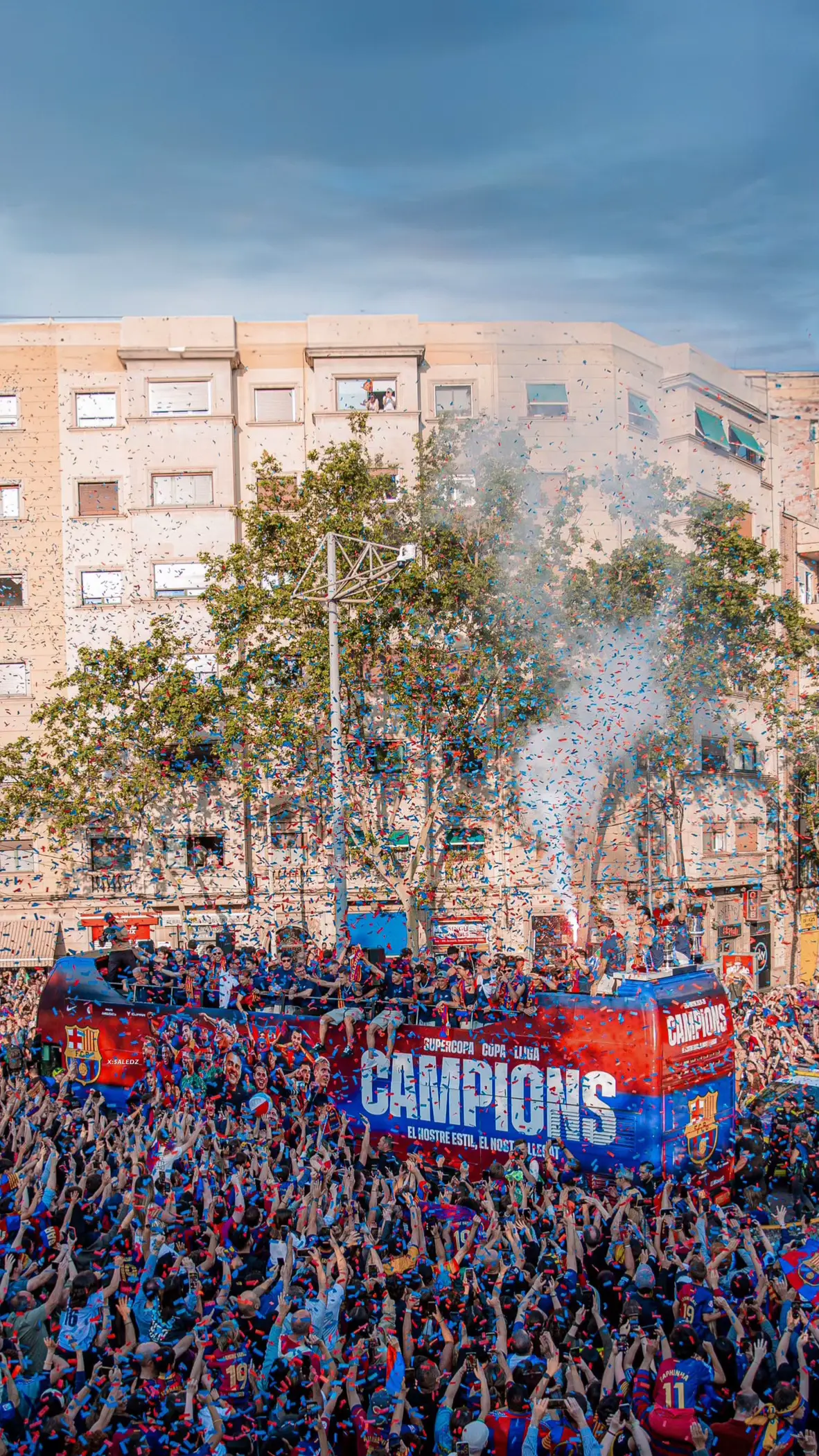 💙❤️ #viscabarca #barcelona 