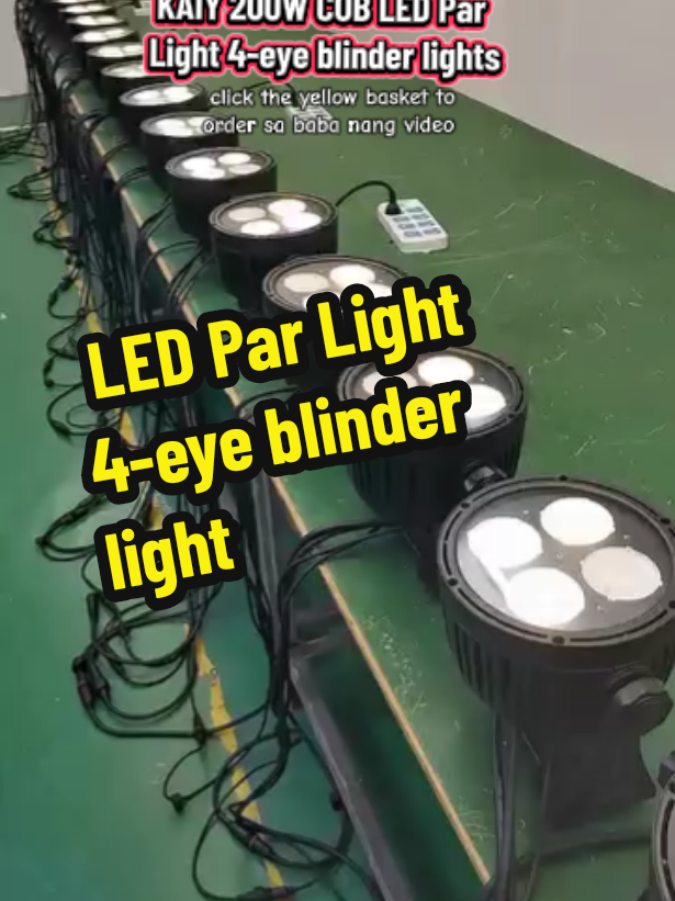KAIY 200W COB LED Par Light 4-eye blinder lights #discolight #minidisco #movingheadlight#ledmovinghead #kaiy  #ledparlight 