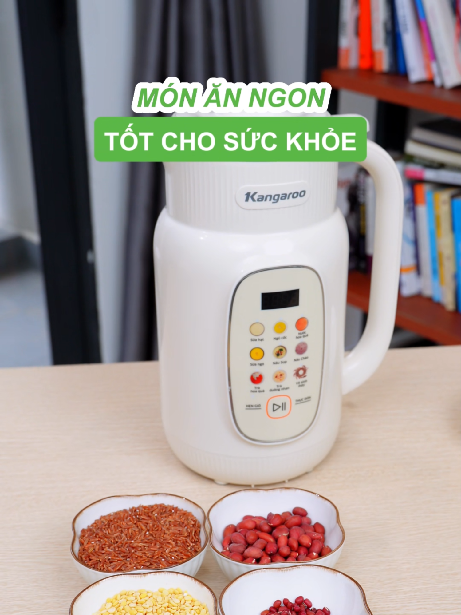 Máy làm sữa hạt Đa Năng Kangaroo KGNM135B01 #KANGAROO #danang #baohanh12thang #KGNM135B01 #suahatdinhduong