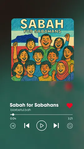 Untuk Sabah, dari hati anak Sabah ❤️ #SabahForSabahans #AnakSabah   #SabahanPunya   #LaguSabah   #SlowPopSabah   #KitaJagaRumahKita #fyp