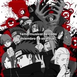 Tema musical de cada miembro de akatsuki parte 1. || #akatsuki #allforsasuke #narutoshippuden #pain #orochimaru #hidan #tobi #deidara #painakatsuki #orochimaruakatsuki #hidanakatsuki #tobiakatsuki #obito #obitouchiha #deidaraakatsuki #themesong #anime #animeedit #fyp #foryoupage #parati #viral #tiktok #tiktokviral @TikTok 