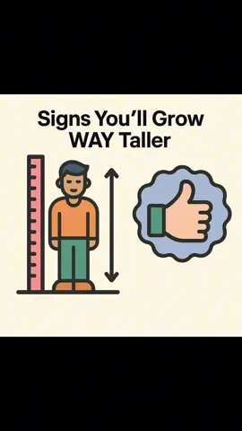 Signs you will grow way taller . #height #growtaller #signs 