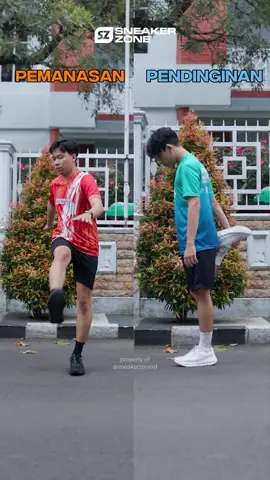 pemanasan vs pendinginan lari🤩🔥 #fyp #sepatulari #runners #pelarikonten 