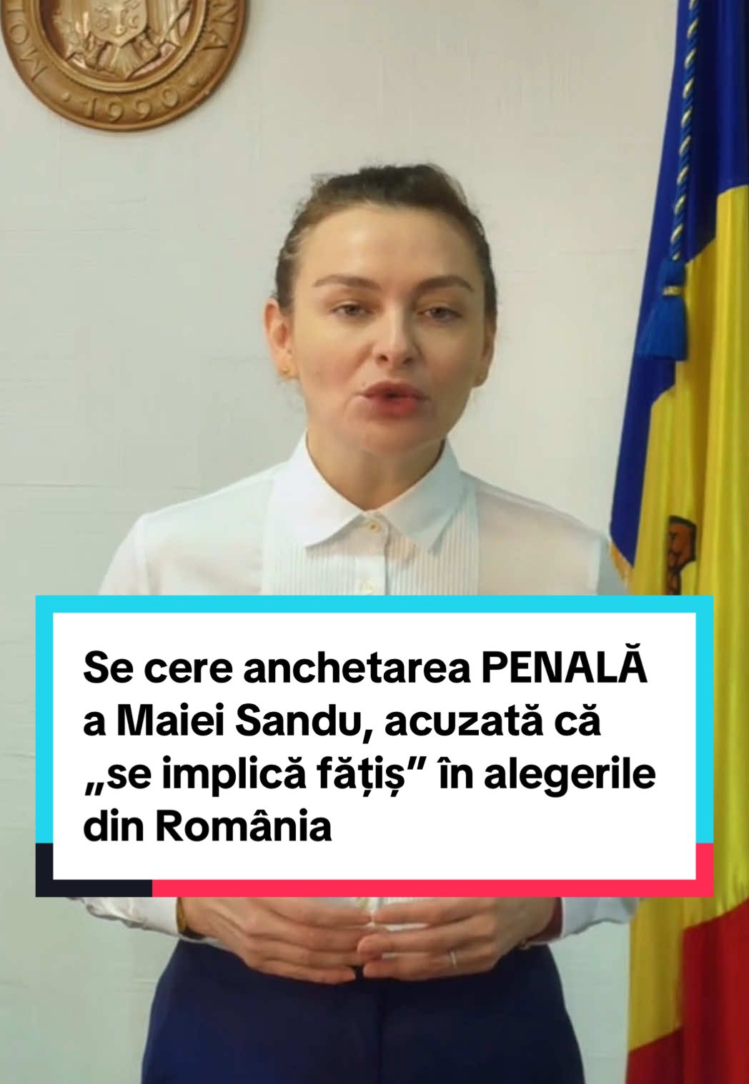 Fosta procuroare anticorupție din Republica Moldova, Victoria Furtună, cere anchetarea Maiei Sandu pentru infracțiunea de „tentativă de subordonare politică externă a unui stat suveran”. Șefa de stat de peste Prut este acuzată că se implică în „fățiș” în alegerile prezidențiale din România. „Poporul român are dreptul de a-și decide singur destinul. Astăzi, acest drept este încălcat în picioare de politicienii de la Chișinău, care, în frunte cu Maia Sandu, cetățean român și președinte al Republicii Moldova, ales prin fraudă externă, se implică fățiș în alegerile prezidențiale din România. O fac folosind resursele statului și resursele administrative și chiar transportarea organizată a alegătorilor, la comanda rețelelor criminale, Usaid și Soros. După mine, este o ingerință gravă. O tentativă de aservire politică a României și o infracțiune, prevăzută de articolul 394 din Codul Penal al României, o tentativă de subordonare politică externă a unui stat suveran. De aceea, Partidul Moldova Mare a cerut deschiderea unei anchete penale împotriva Maiei Sandu și condamnă această agresiune împotriva democrației.  Susținem libertatea și suveranitatea poporului român”, a mai precizat Victoria Furtună, fosta procuroare anticorupție din Moldova. #republicamoldova #romania #news #alegeri #gandul 
