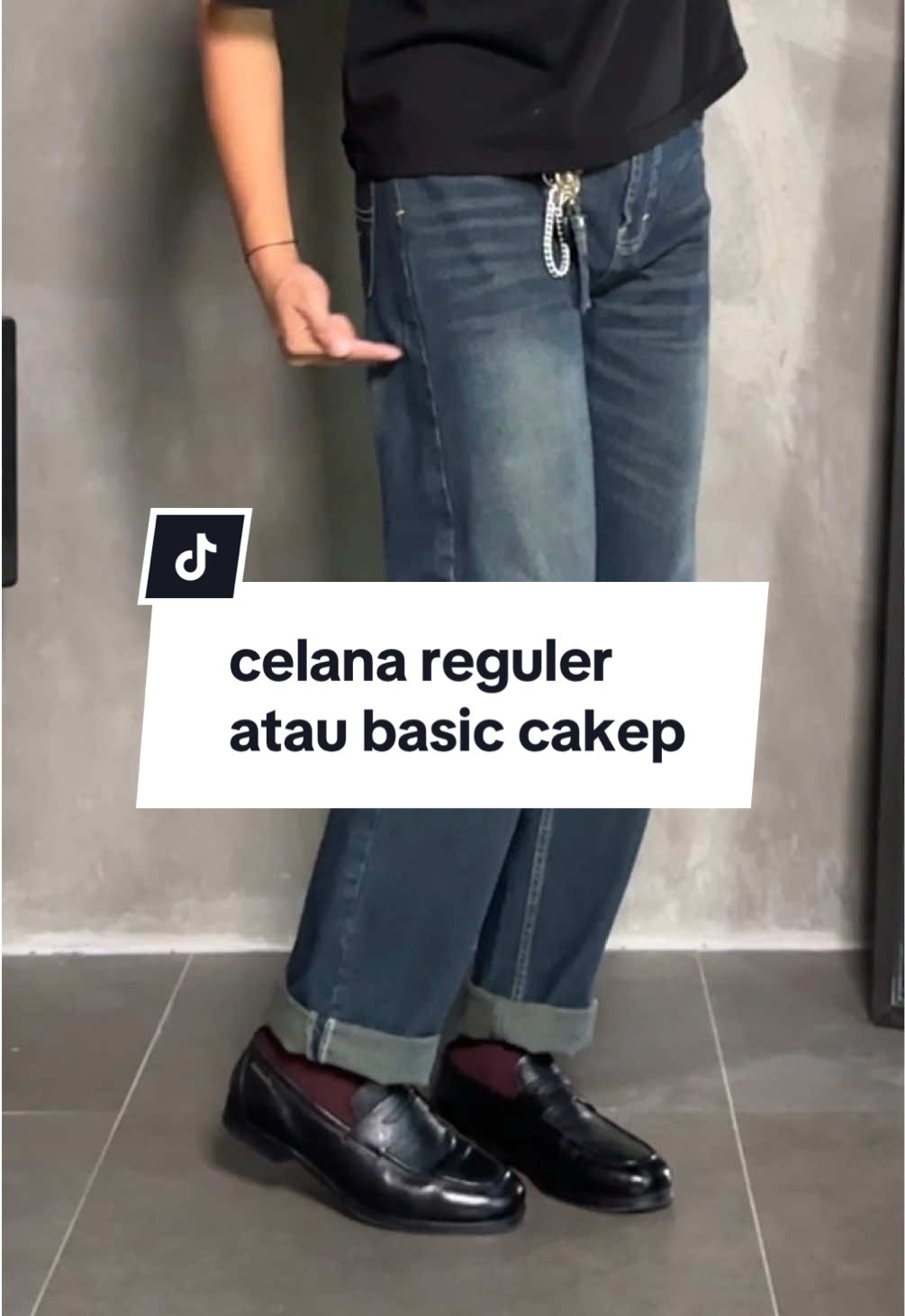 rekomendasi celana reguler atau basic buat yang ga pede pake gonbrong” #reguler #celanabasic #celanamurah #celanareguler #jeans #celanajeans #celanapria #celanacowok 