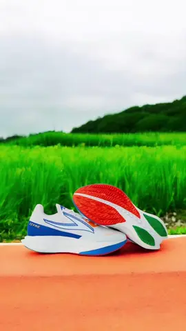 #Zevma Mesha Speed.1 White Blue - Sepatu Olahraga Running Lari Pria Wanita