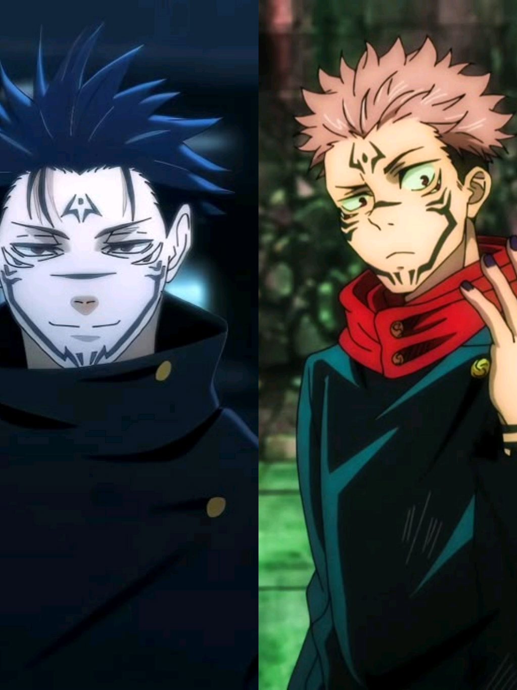 yuji sukuna or megumi sukuna? ... #yujiitadori #megumifushiguro #sukuna #jujutsukaisen #jjkedit #lewatberanda #fyp #4u #xybca 