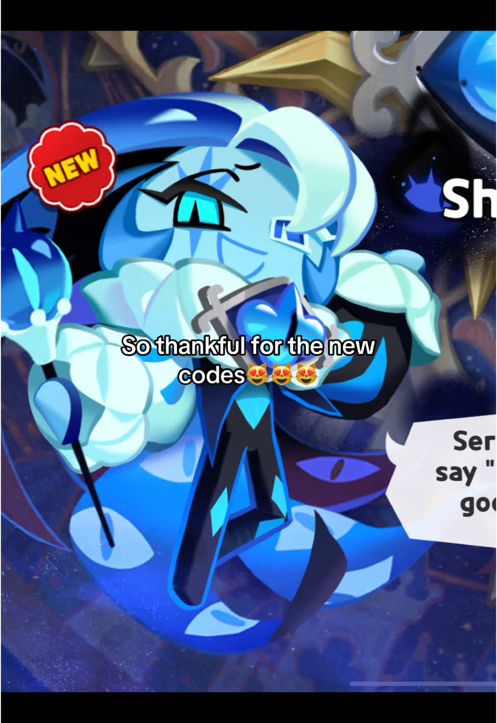 I can’t belive how lucky I got 😜😜😜#crk #cookierun #gaming #mysticflourcookie #shadowmilkcookie 