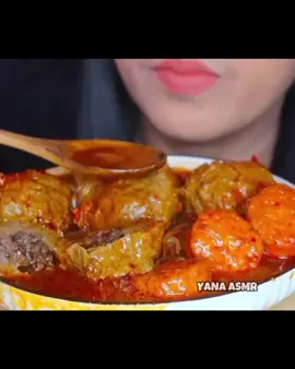 Bakso Kuah Pedas (Yt: Yana asmr)#yanaasmr #mukbang #baksopedas #asmrsounds #videomukbang #mukbangasmr 