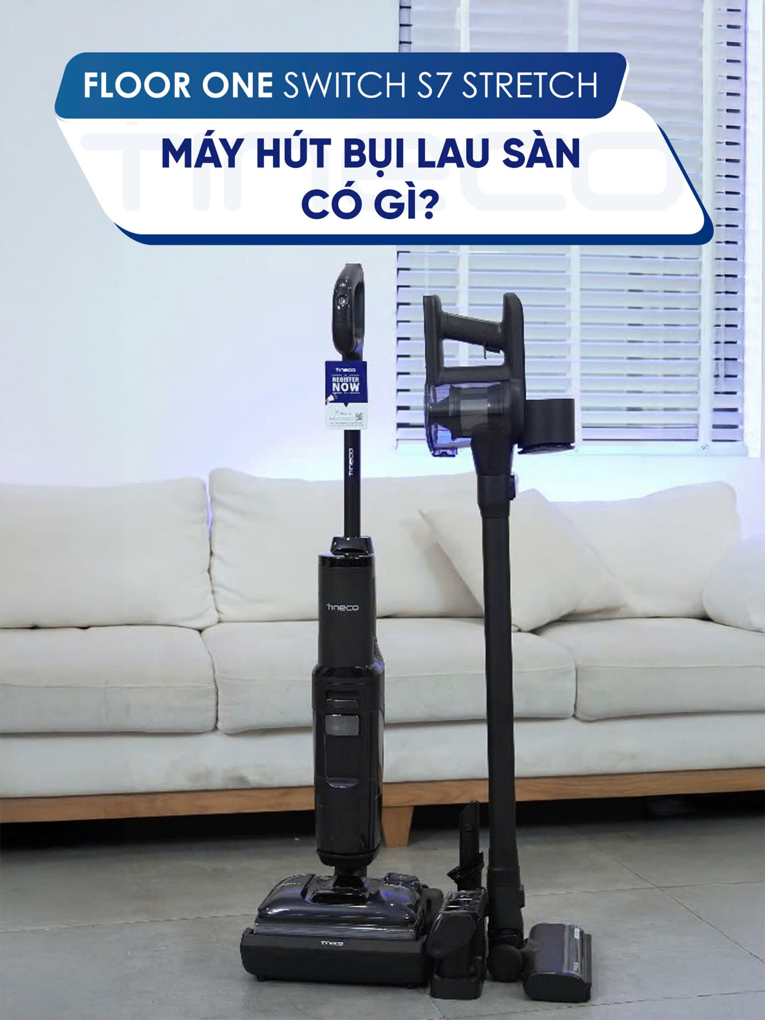 Máy hút bụi lau sàn Tineco Floor One Switch S7 Stretch có gì? Cùng mình tìm hiểu nhé!  #tineco #tinecovietnam #hoplongecommerce #gigavn #máy_hút_bụi_tineco #máy_hút_bụi_lau_sàn_Tineco #TinecoFloorOneSwitchS7Stretch #SwitchS7Stretch #Floor_One_Switch_S7_Stretch