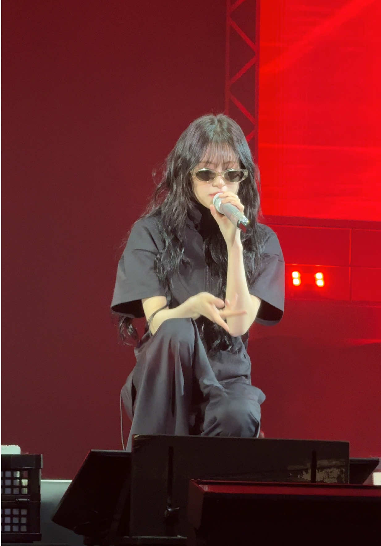 Ahyeon Singapore soundcheck #BABYMONSTER #베이비몬스터 #1st_WORLD_TOUR #HELLO_MONSTERS #BABYMONSTER_SINGAPORE #ahyeon 