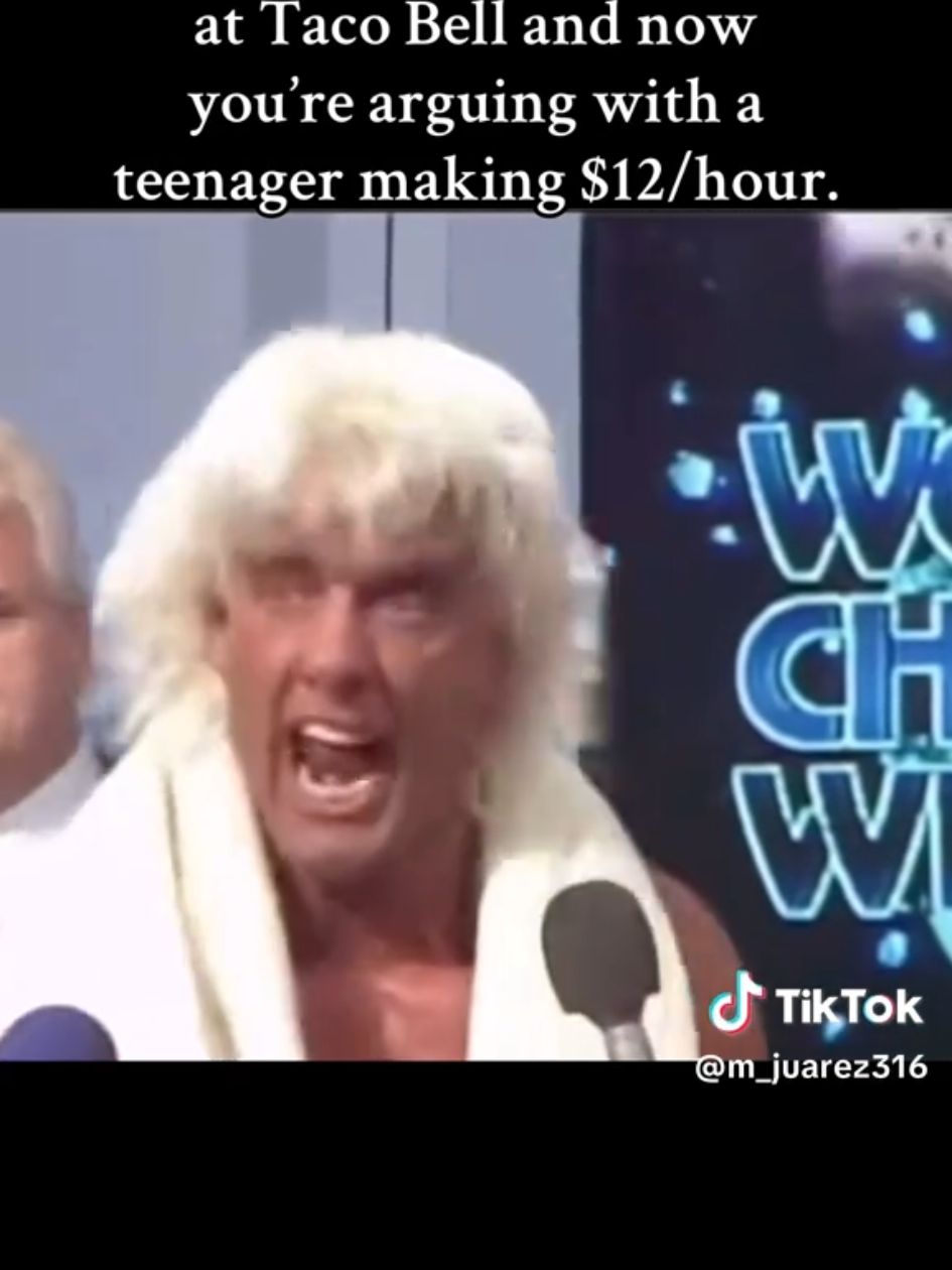 #ricflair #tacobell #fastfood #taco #tacosupreme #fourhorseman 