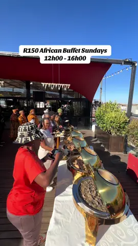 JOJO AFRICAN CUISINE SUNDAYS 10 Different dishes to choose from for ONLY R150, EVERY SUNDAY from 12:00 - 16:00 , Til stock lasts.  Come enjoy the delicious and amazing food .  Note that children are allowed til 6pm Buy moet and chandon + Buffet + Hubbly R1000 JOJO AFRICAN CUISINE SUNDAYS 10 Different dishes to choose from for ONLY R150, EVERY SUNDAY from 12:00 - 16:00 , Til stock lasts.  Come enjoy the delicious and amazing food .  Note that children are allowed til 6pm Buy moet and chandon + Buffet + Hubbly R1000  #jhbtiktokers #jojo #maboneng #fyp #fypシ゚  #viral #foryoupage #midrand #rooftop #mogodu #chickenfeet #hardbody #samp #buffet #music #soul #rnb #deephouse 