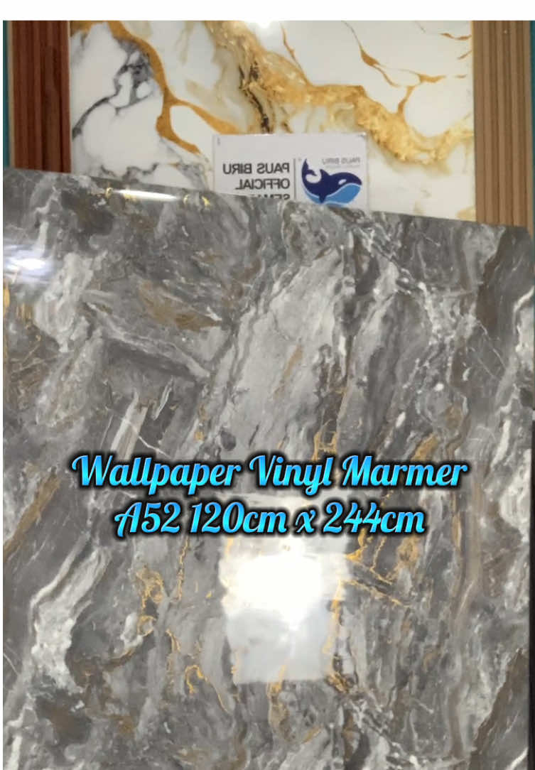 Wallpaper Marmer Roll Marble 120cm x 244cm bisa ambil kode A52 jumbo di kode A58 bestie 😍 #wallpapercantik #wallpaperrumah #homedecor #pausbirusmr #pausbirusemarang #fyppppppppppppppppppppppp #fyp #wibgajian 
