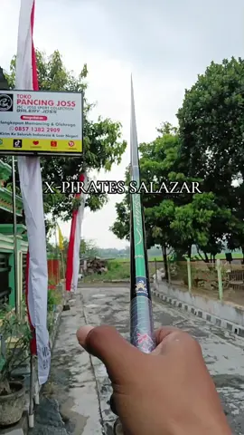 xpirates Salazar , rekomendasi tegek super ringan #salazar #hobimancing #fypage #viral #fyp #pirates 