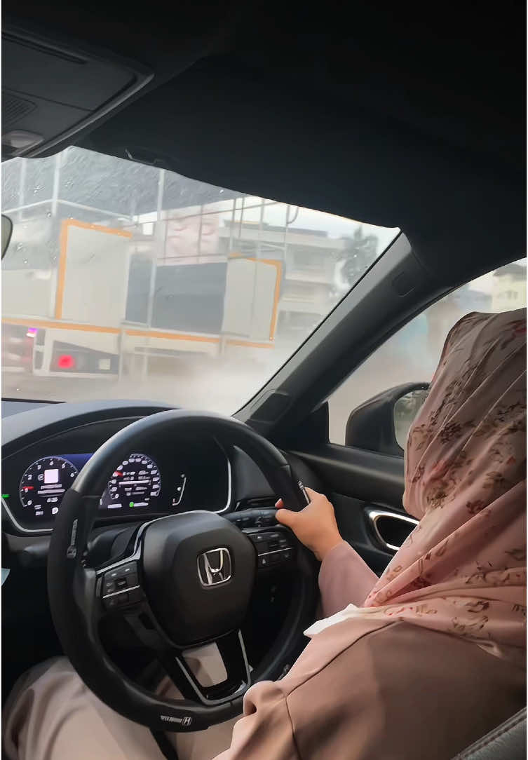 วันที่ฝนตก #driving #civicfe