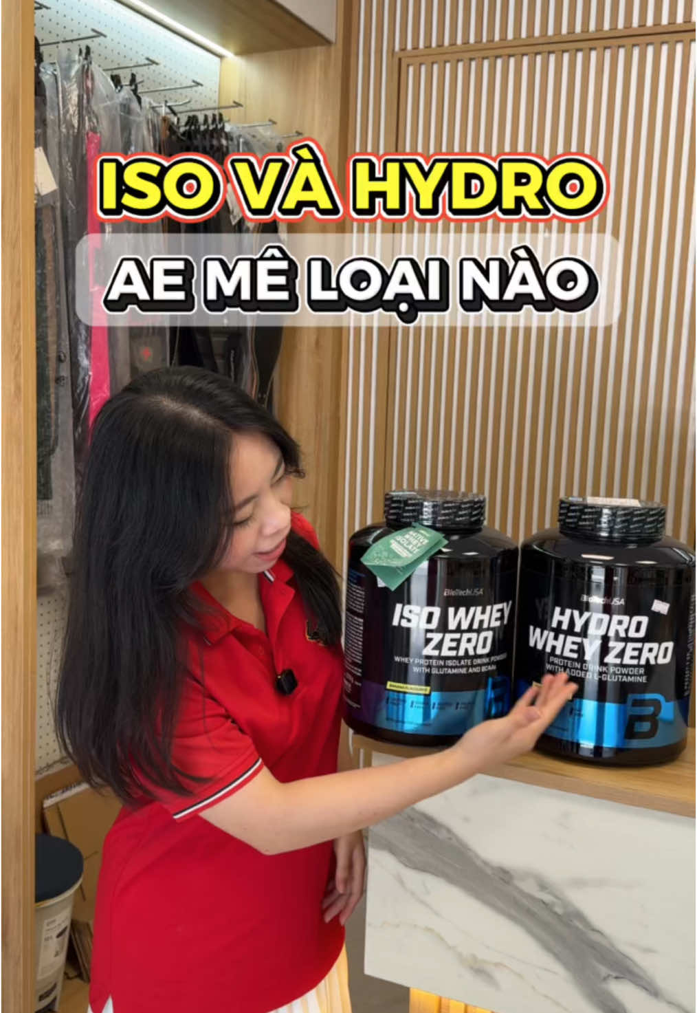 ✨ Ad thì mê cả 2 🥰 #vuacobap #protein #isowheyzero #hydrowheyzero #biotechusa #muscle #bodybuilding #gym #gymer #xuhuong 