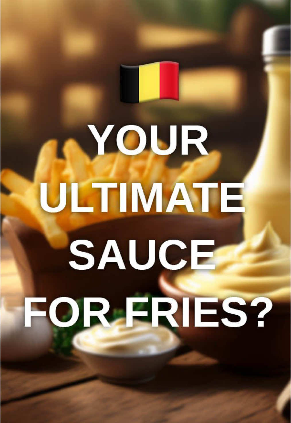 Funny how no one says ketchup? Asked chefs in #Belgium & #Luxembourg what #sauce they put on #fries…