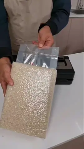 Mẹo sử dụng máy hút chân không PW300A để đóng gói túi gạo định hình#samhome #baoquanthucpham #shineye 