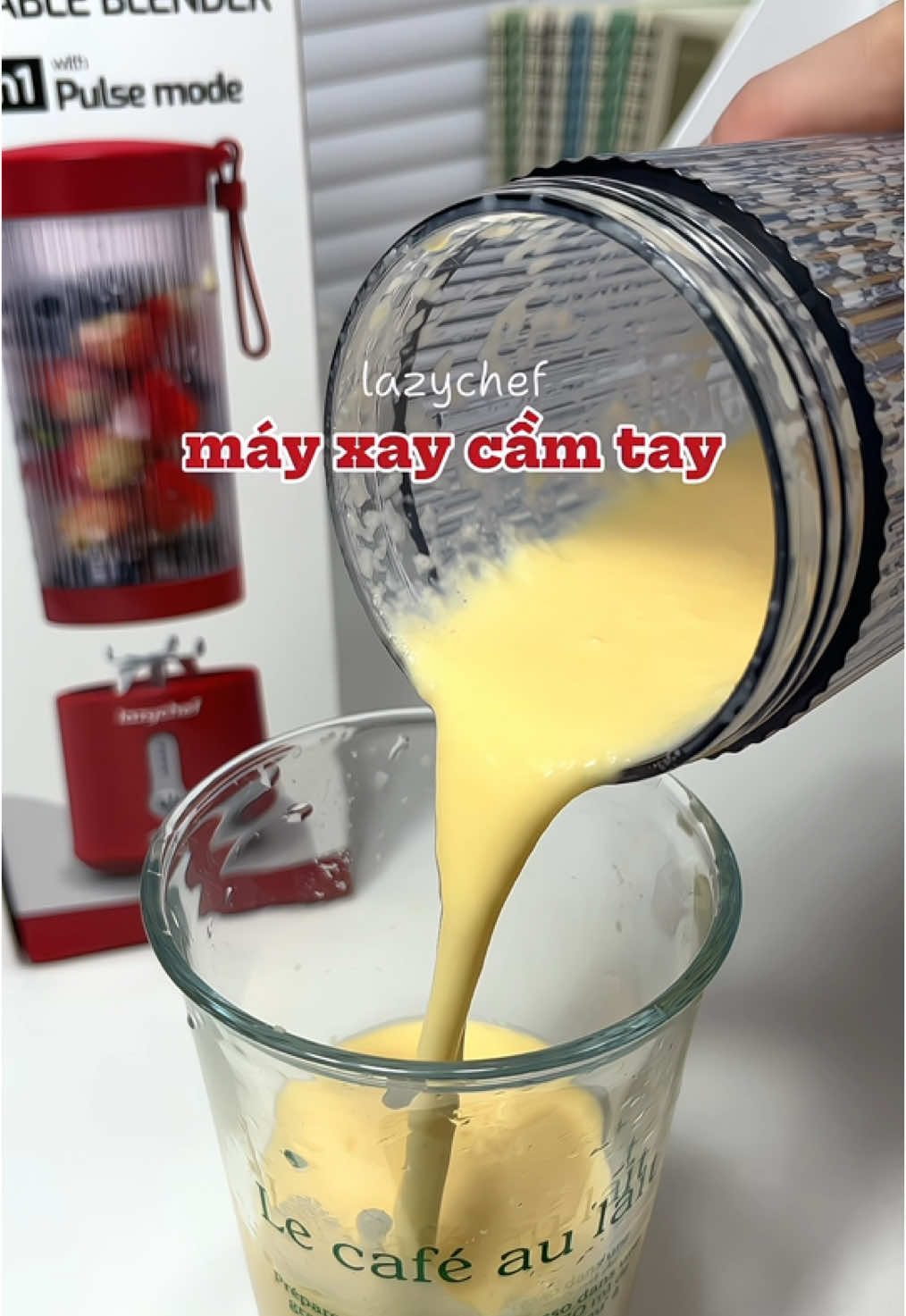 Máy xay cầm tay #lazychef #mayxaysinhto #mayxaycamtay #fyp #zieunbox #unboxing 