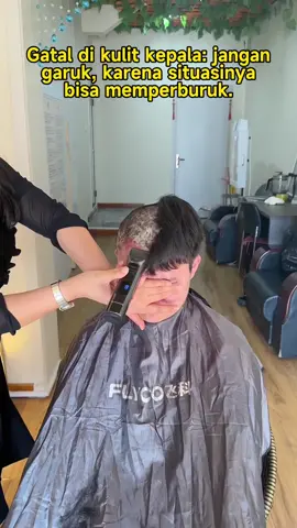 Kerala gatal dan merah, dengan jerawat kecil dan ketombe terus-menerus. coba sampo selenium disulfida ini!#scalppimples #hairoil #antidandruff#antiketombe#ketombe