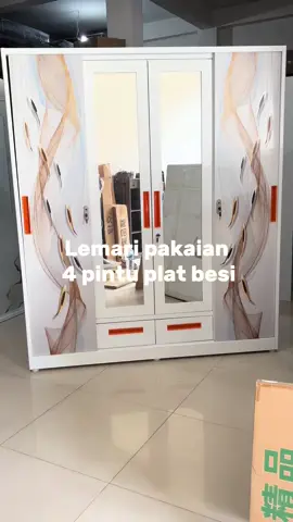 Terbaruuu lemari plat besi 4 pintu #perabotan #modren #kekinian #lemari #lemaripakaian #import #rekomendation #viral #bestseller 