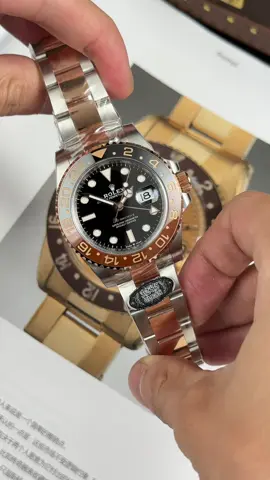 GMT 2 root beer máy chế tác Dan Dong Cal.3285 ⌚️✈️#xuhuong #donghochetac #dongho #dongholuxury #luxury #watch #rolex 