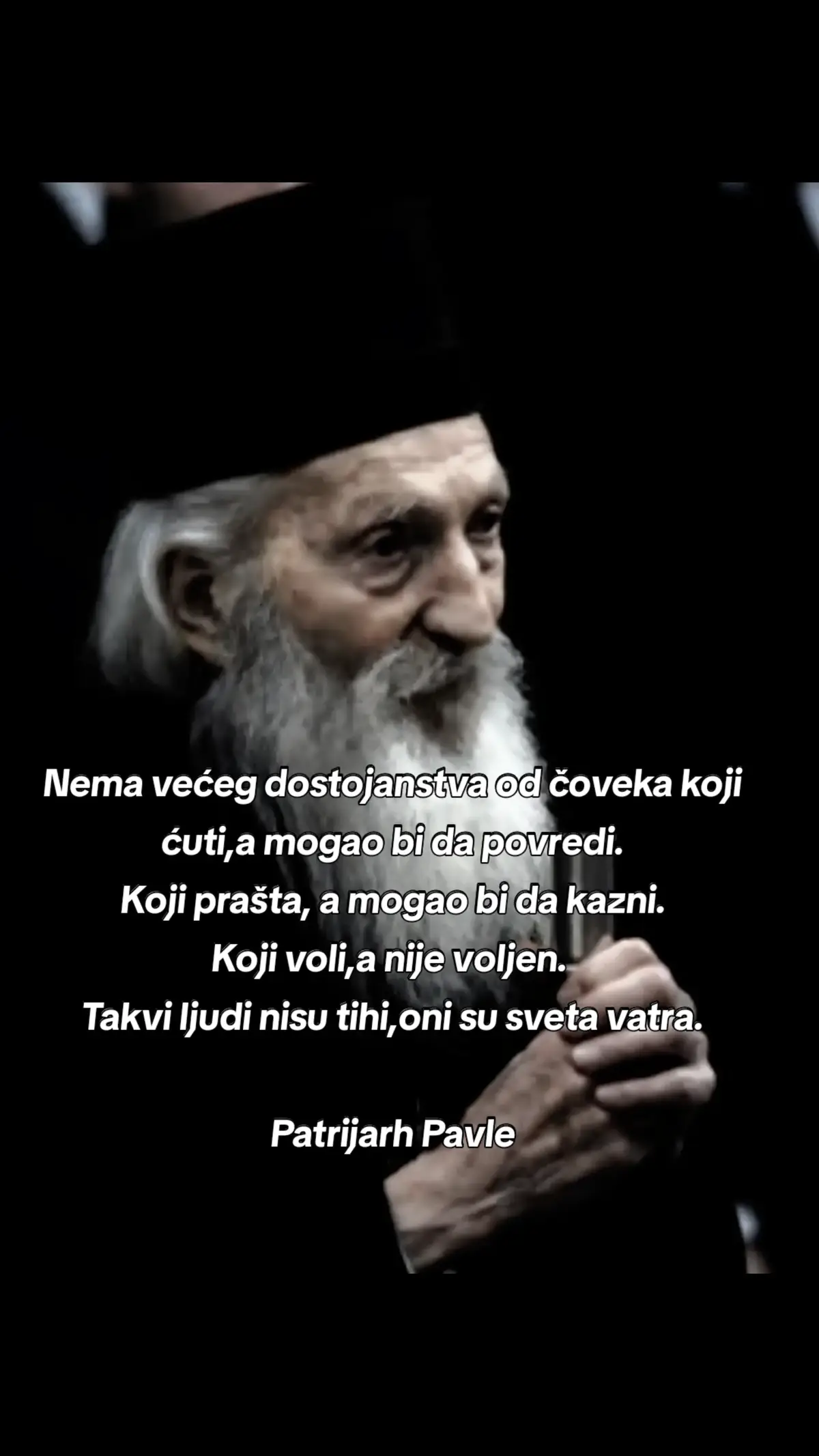 Tišina je snaga#patrijarhpavle #mudremisli #tisinajesnaga #ljubaviblagost #pravoslavlje #dostojanstvo 