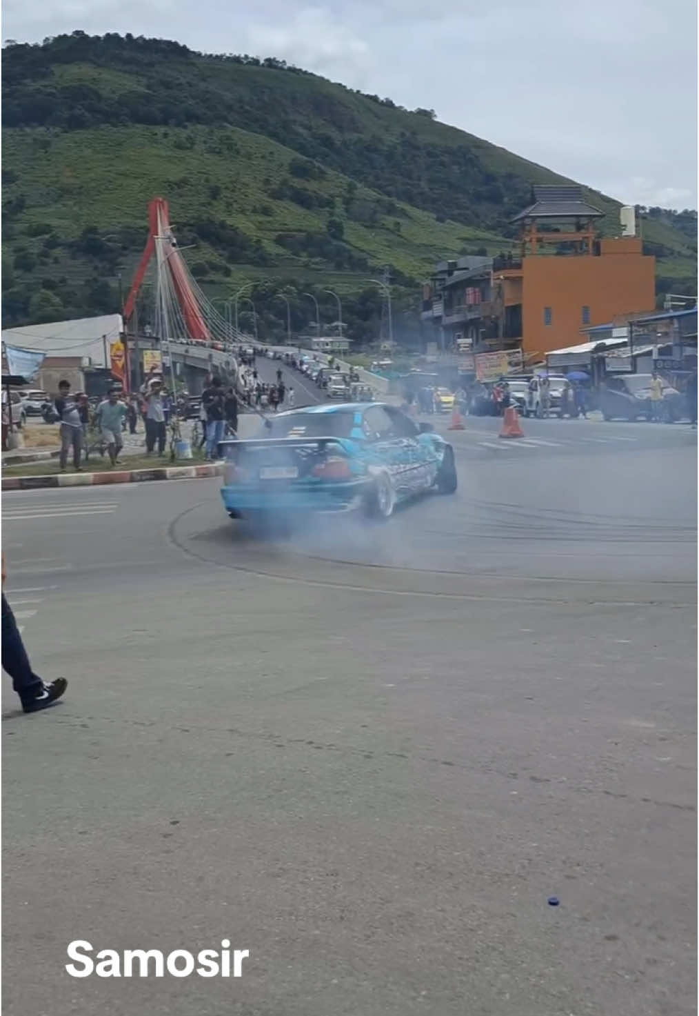 Samosir Jembatan Tano Ponggol #drifter 