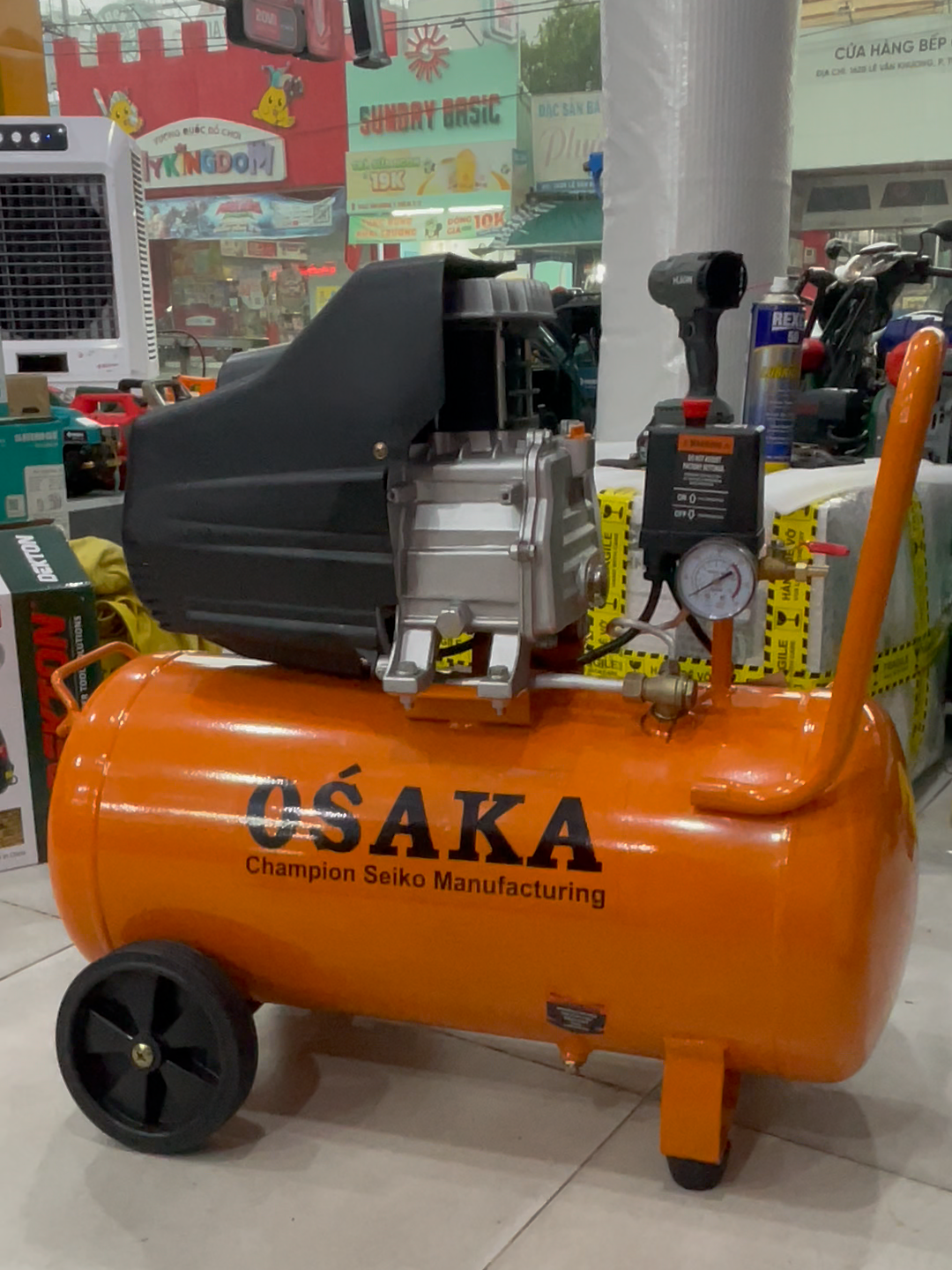 Nen khi Có dầu OSAKA 50L#namtoanviet #trendin #sale #maynenkhi #khuyenmai